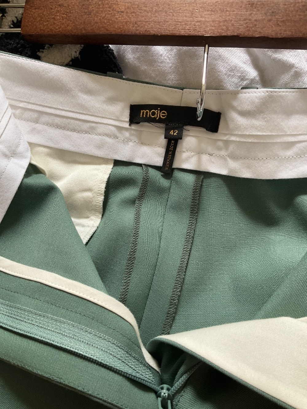 Make Straight-Cut Tailored Trousers Wool View 4